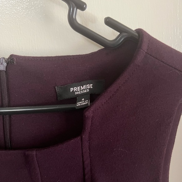 Purple Sleeveless Dress - Picture 3 of 3